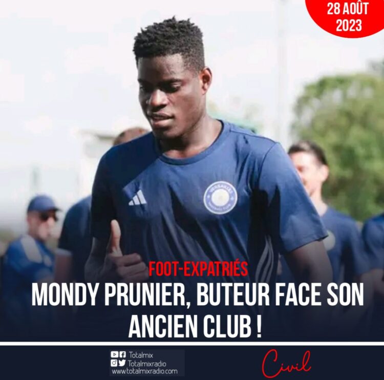 FOOT- EXPATRIÉS : MONDY PRUNIER, BUTEUR FACE SON ANCIEN CLUB