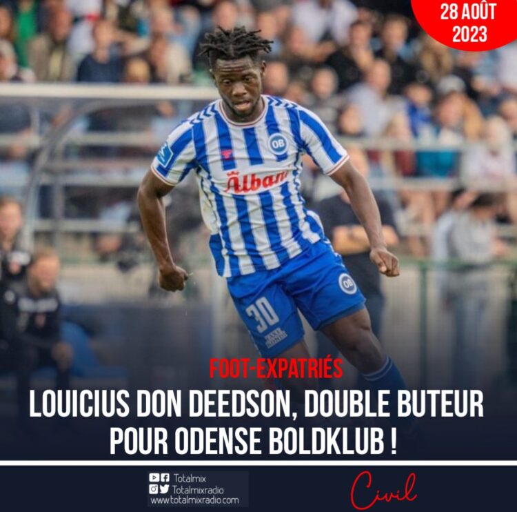 FOOT-EXPATRIÉS : LOUICIUS DON DEEDSON, DOUBLE BUTEUR POUR ODENSE BOLDKLUB