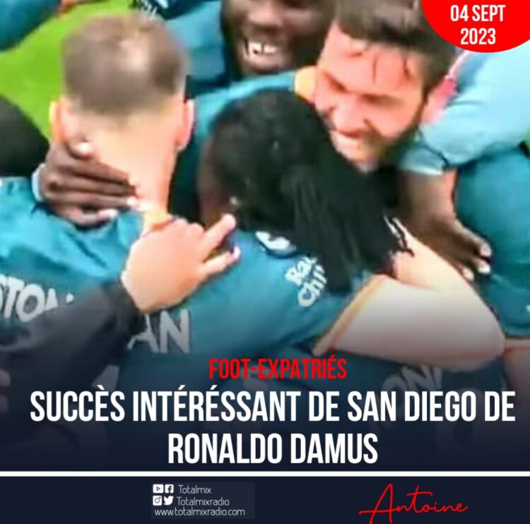 FOOT/EXPATRIÉS : SAN DIEGO LOYAL DE RONALDO DAMUS TROP FORT POUR BIRMINGHAM
