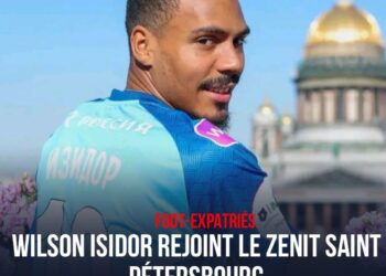 FOOT-EXPATRIÉS : WILSON ISIDOR DÉBARQUE AU ZÉNITH SAINT-PETERSBOURG