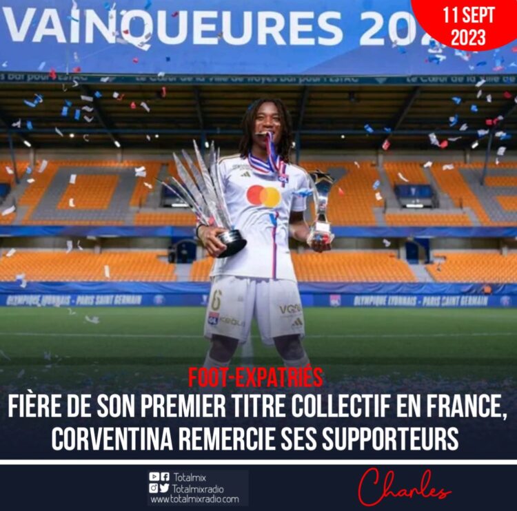 FOOT-EXPATRIÉES / TROPHÉE DES CHAMPIONNES : MELCHIE DUMORNAY FIÈRE DE SON COURONNEMENT
