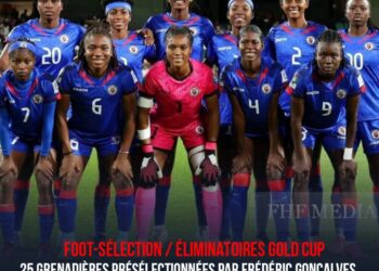 FOOT-SÉLECTION / ÉLIMINATOIRES GOLD CUP : 25 GRENADIÈRES PRÉSÉLECTIONNÉES PAR FRÉDÉRIC GONÇALVES