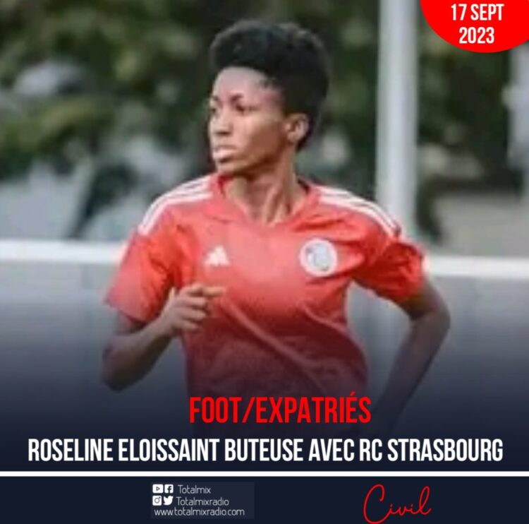 FOOT-EXPATRIÉES : ROSELINE ELOISSAINT BUTEUSE AVEC RC STRASBOURG