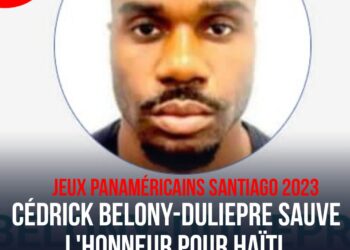JEUX PANAMÉRICAINS SANTIAGO 2023 : CÉDRICK BELONY-DULIEPRE SAUVE L’HONNEUR POUR HAÏTI