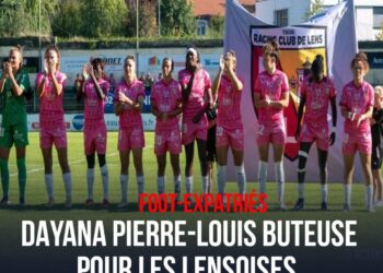 FOOT-EXPATRIÉES : DAYANA PIERRE-LOUIS BUTEUSE POUR LE RC LENS