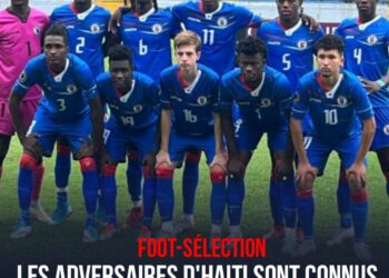 FOOT-CDM-U20 / ÉLIMINATOIRES : HAÏTI AVEC PORTO RICO, ST KITSS ET LES ÎLES CAÏMANS