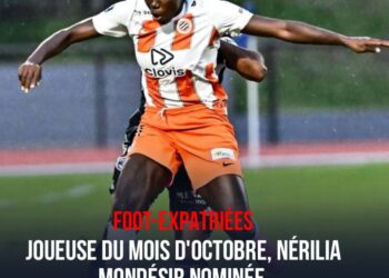 FOOT-EXPATRIÉES / JOUEUSE DU MOIS : NÉRILIA MONDÉSIR PARMI LES NOMINÉES