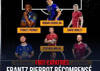 FOOT-EXPATRIÉS : FRANTZ PIERROT S’EST DISTINGUÉ DANS SON ÉQUIPE