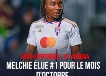 FOOT-EXPATRIÉES / D1 ARKEMA : MELCHIE DUMORNAY, JOUEUSE DU MOIS D&rsquo;OCTOBRE