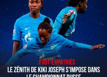 FOOT/EXPATRIÉES : KIKI JOSEPH CHAMPIONNE AVEC LE WFC ZÉNITH UNE SECONDE FOIS DE SUITE