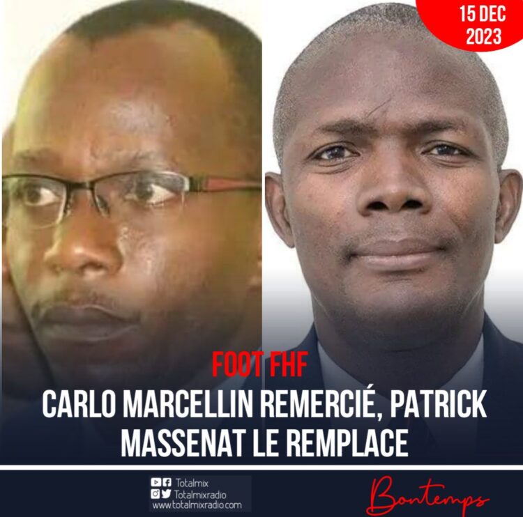 FOOTBALL-ADMINISTRATION : PATRICK MASSENAT, REMPLAÇANT DE CARLO MARCELIN AU SECRÉTARIAT GÉNÉRAL DE LA FHF