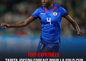 FOOTBALL : TABITA JOSEPH FORFAIT POUR LA GOLD CUP !