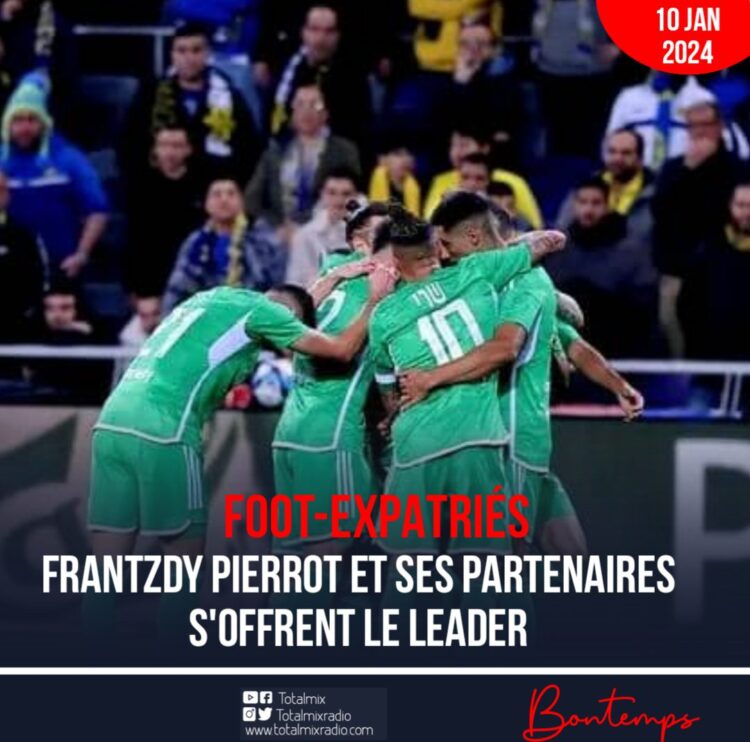FOOT-EXPATRIÉS : LE MACCABI HAÏFA DE FRANTZDY PIERROT A INFLIGÉ AU MACCABI TEL-AVIV SA PREMIÈRE DÉFAITE !