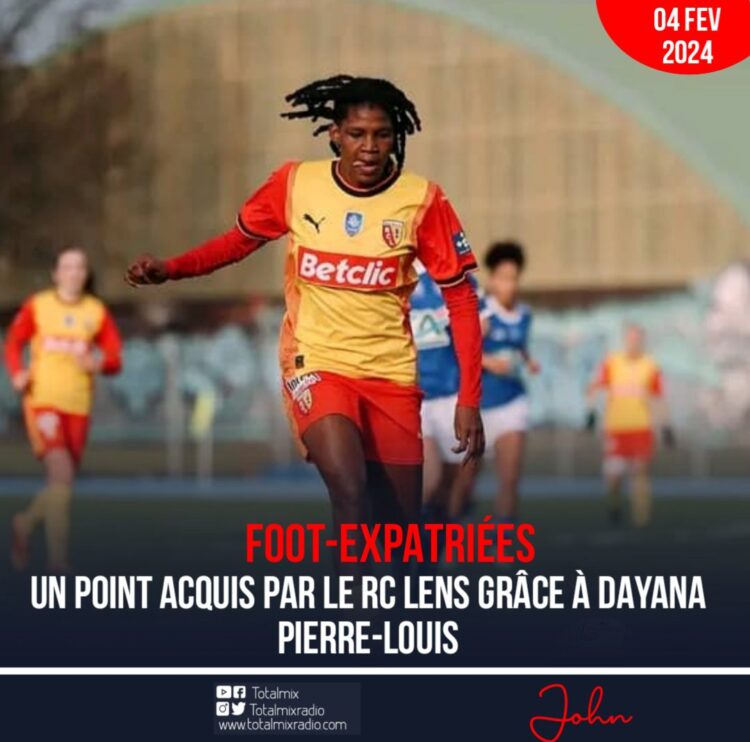 Foot-Expatriées : Dayana Pierre-Louis inscrit son premier but pour l’année 2024