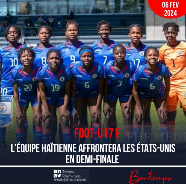 Foot-Féminin / Concacaf Championship U17: États-Unis, adversaire d’Haïti en demi-finale