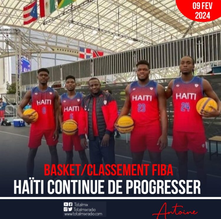Basket/Classement FIBA : Remarquable progression d’Haïti