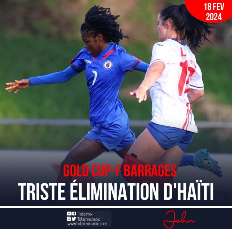 Gold Cup-F/ Barrages : Véritable désillusion des Grenadières