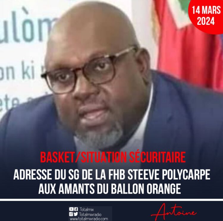 Sport et Société : Préoccuppé par la situation sécuritaire, le SG de la FHB s’adresse à la grande famille du basketball