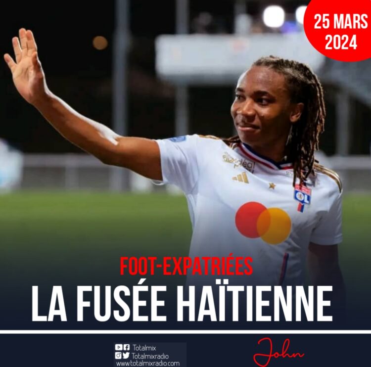 Foot-Expatriées : Corventina Dumornay, la fusée haïtienne