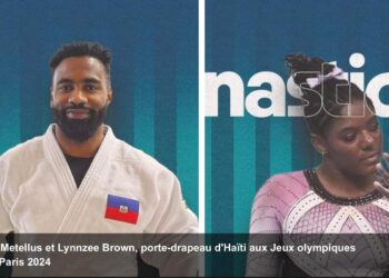 Paris 2024 : Philippe Métellus et Lynnzee Brown, porte-drapeau d&rsquo;Haïti aux Jeux olympiques