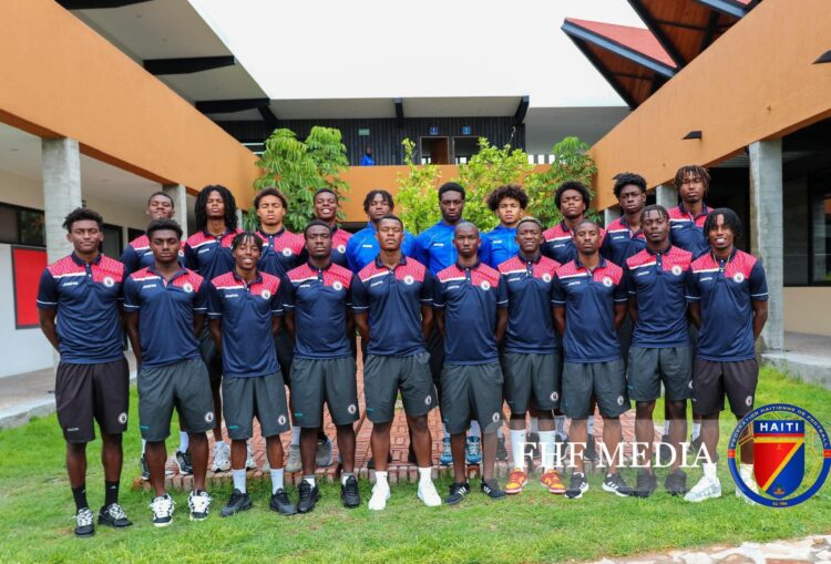 Concacaf masculin U-20, l’équipe en salle ce matin.