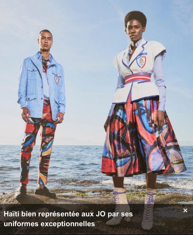JO 2024: Uniformes olympiques, Stella Jean et Philippe Dodard mettent Haïti sur le podium