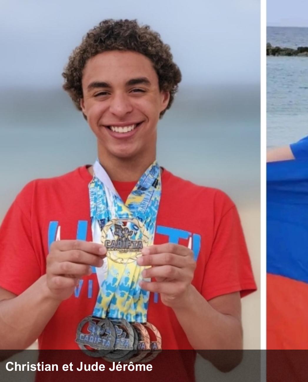 Natation : Christian Jérôme et Jude Jérôme, les représentants d’Haïti au championnat du monde de sauvetage aquatique