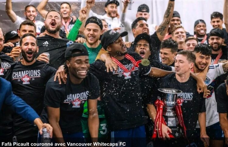 Championnat canadien : Fafà Picault couronné avec Vancouver Whitecaps FC