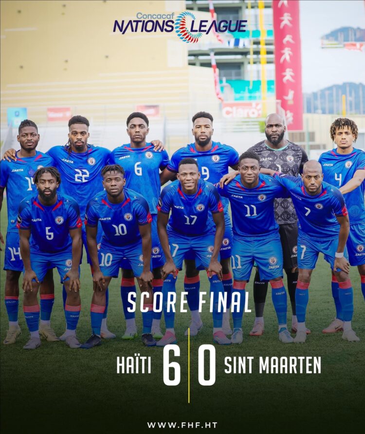 Ligue des Nations : Haïti écrase Sint Maarten (6-0)