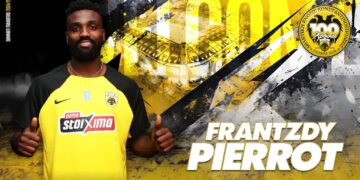 Foot-Expatriés : Frantzdy Pierrot s’engage avec l’AEK Athènes jusqu’en 2027