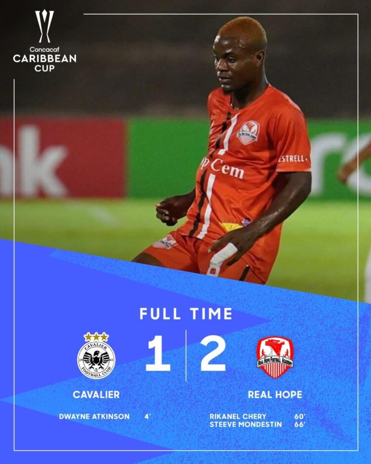 Caribbean Cup : Le Real Hope Academy vient à bout de Cavalier FC