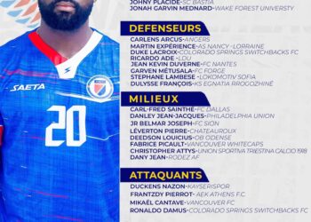 Concacaf Nations League – Haïti : Liste finale pour le rassemblement d’octobre