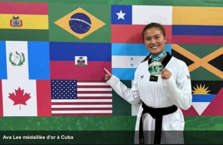 Taekwondo : de précieux points acquis, Ava Lee médaillée d’or à Cuba