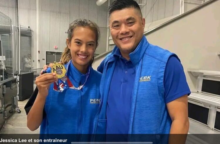 Jessica Lee au Championnat du monde de taekwondo junior en Corée du Sud