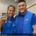 Jessica Lee au Championnat du monde de taekwondo junior en Corée du Sud