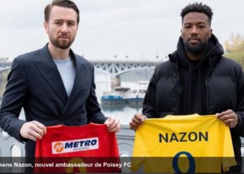 Duckens Nazon, nouvel ambassadeur de Poissy FC