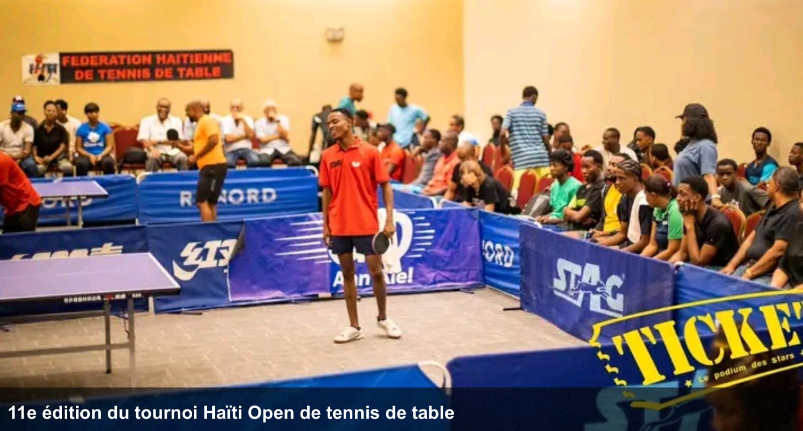 11e édition du tournoi Haïti Open de tennis de table : l’esprit sportif a triomphé