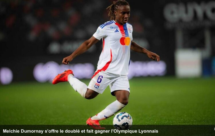 Football féminin : Melchie Dumornay doublement décisive et fait gagner l’Olympique Lyonnais