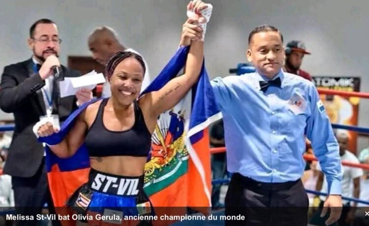 Boxe : Mélissa St-Vil fait tomber une ancienne championne du monde