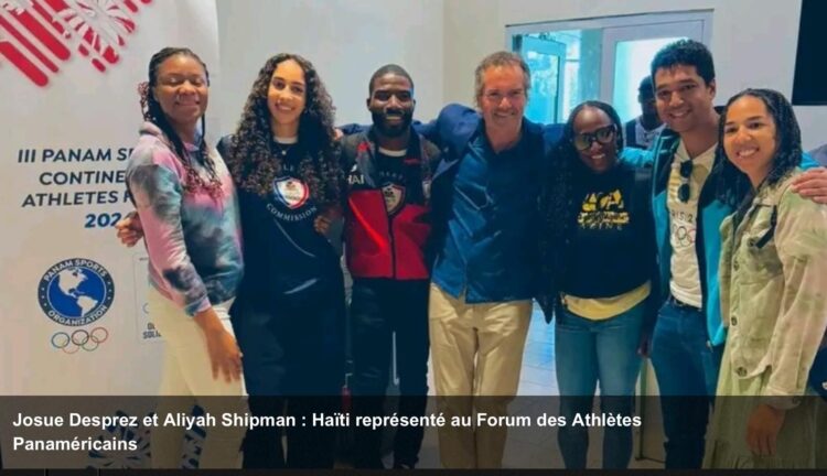 Josue Desprez et Aliyah Shipman : Haïti représenté au Forum des Athlètes Panaméricains
