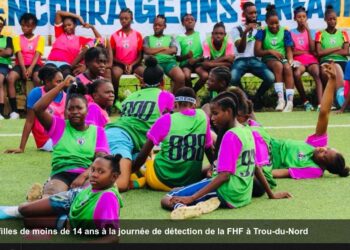 Trou-du-Nord : la Fédération haïtienne de football repère des joueuses de moins de 14 ans