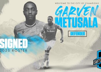 Signature actée de Garven Métusala à Colorado Switchbacks FC