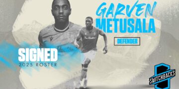 Signature actée de Garven Métusala à Colorado Switchbacks FC