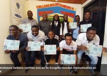 Dix-huit entraîneurs haïtiens certifiés lors du 3e Congrès mondial d&rsquo;actualisation en football