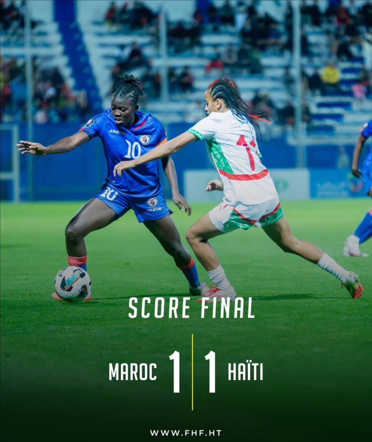 Match amical international – Haïti accroche le Maroc (1-1) à Casablanca