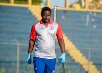 Vello Frédéric, physiothérapeute de la sélection haïtienne U17, ému après la qualification pour le Mondial