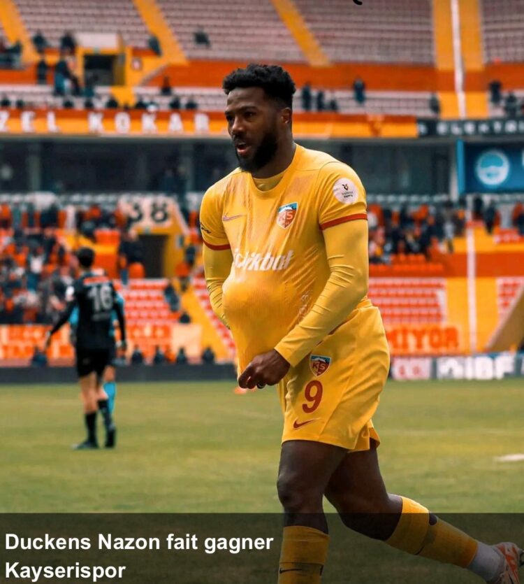 Doublé de Duckens Nazon, Kayserispor reprend goût à la victoire