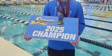 Championnat NYSPHSAA : Christian Jérôme couronné en 100 mètres papillon