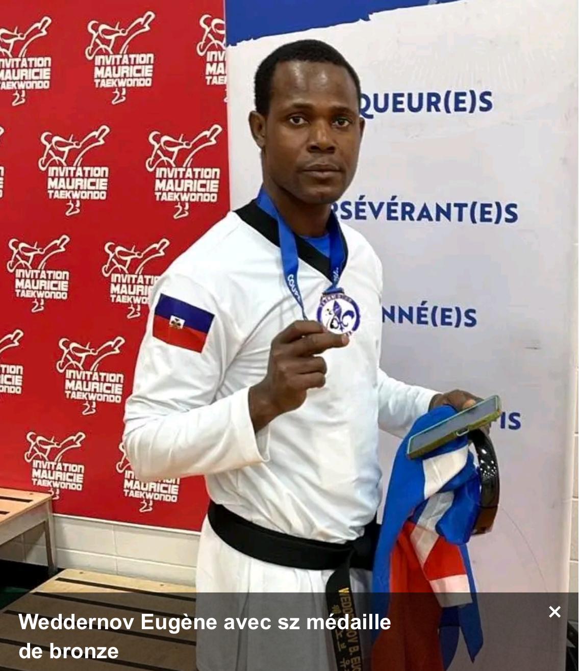 Weddernov Eugène décroche le bronze à la Coupe du Québec