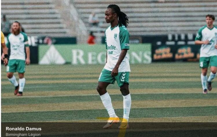 USL Championship : Ronaldo Damus offre à Birmingham Legion son premier point